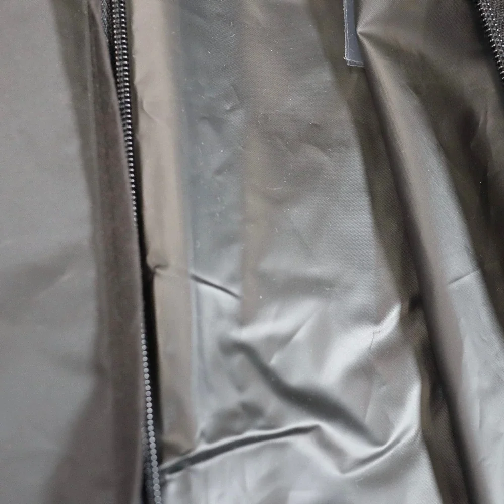 Dior Garment Bag Black 23.5x43 Logo Zipper Travel Suit Cover Luxury Accessory